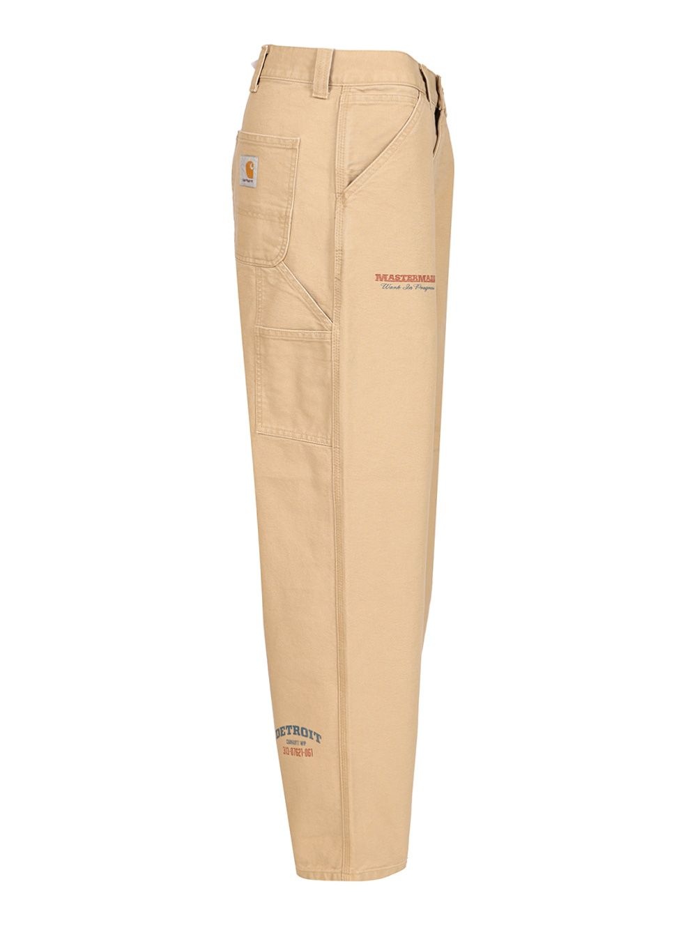 Og Single Knee Pant Trousers Beige - 3