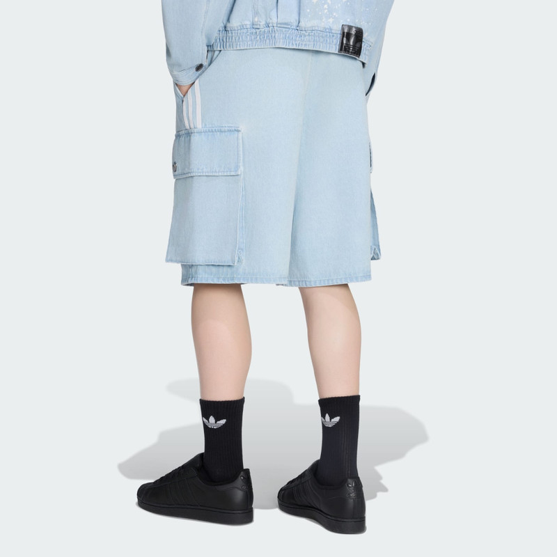 ADILENIUM SEASON 5 DENIM CARGO SHORTS 3