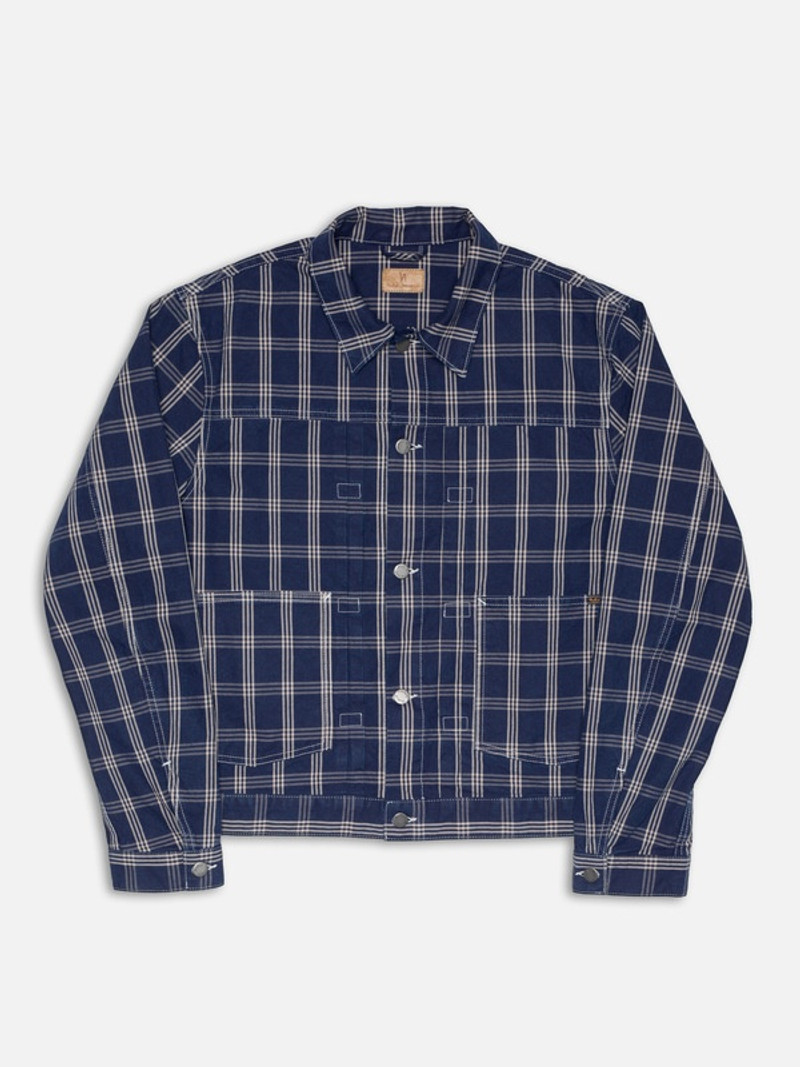 Dante II Indigo Check Jacket Blue 1