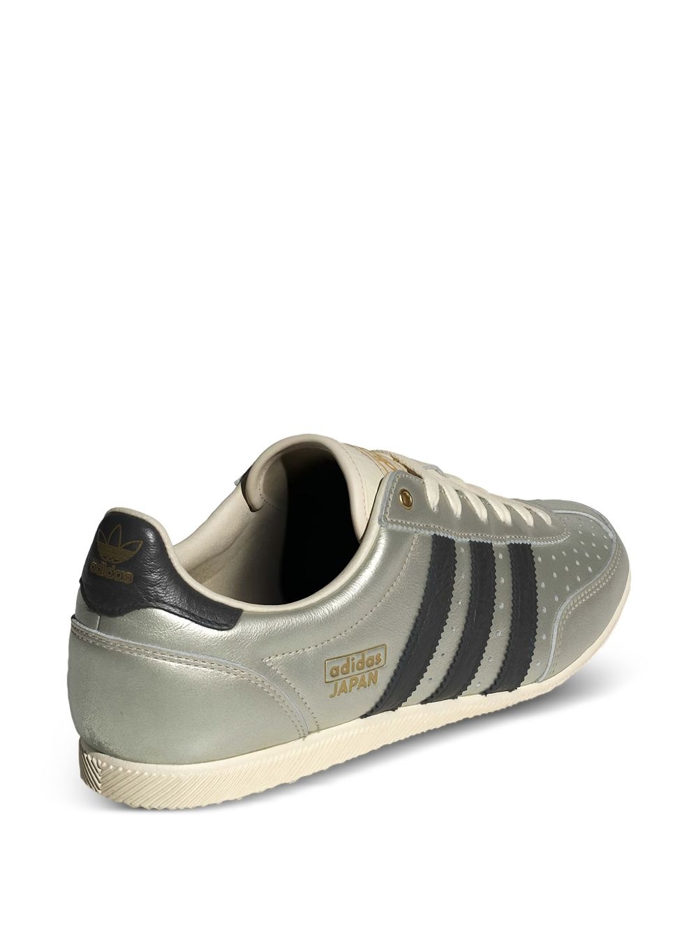 Japan three-stripe leather sneakers - 3