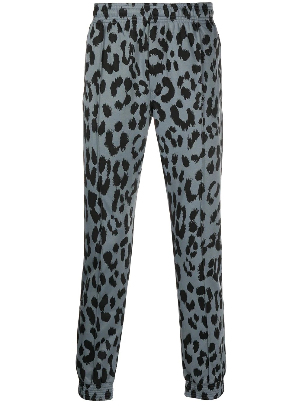 leopard track pants - 1