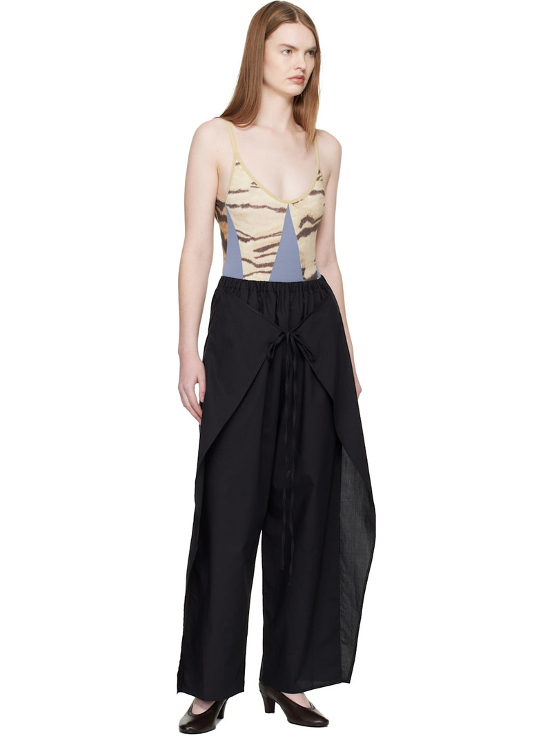 BASERANGE Black Decti Lounge Pants outlook