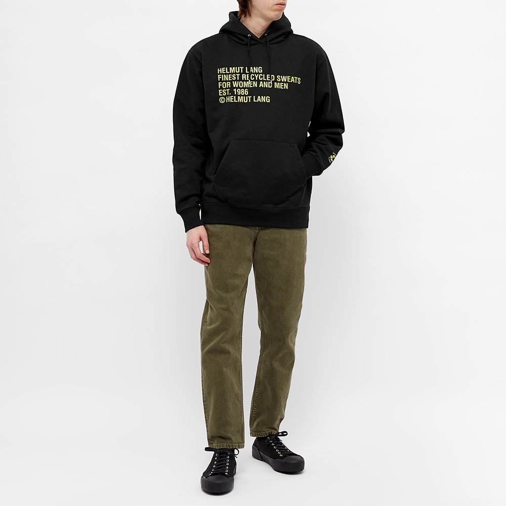 Helmut Lang Recycled Label Popover Hoody - 7