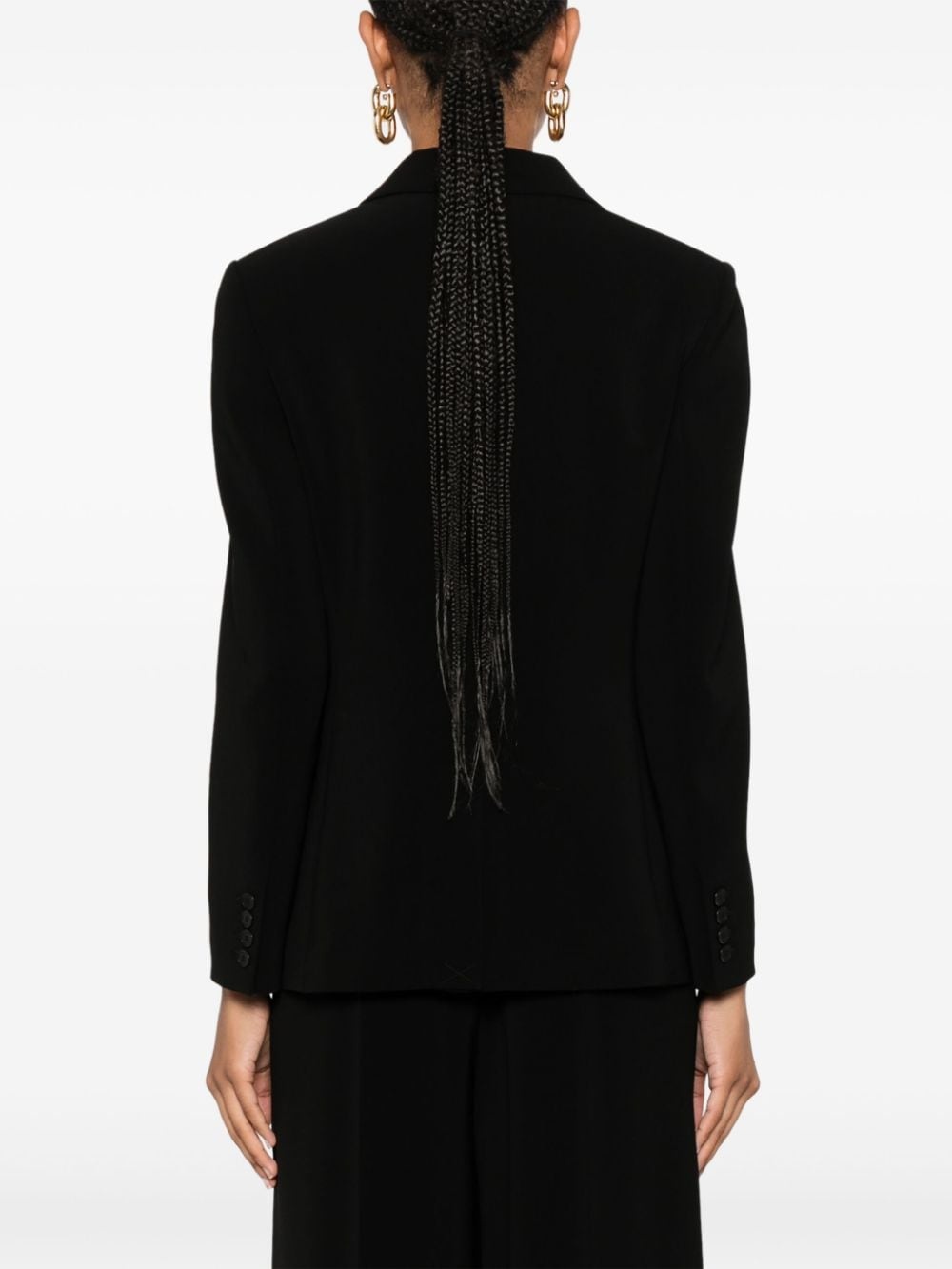 crepe blazer - 4