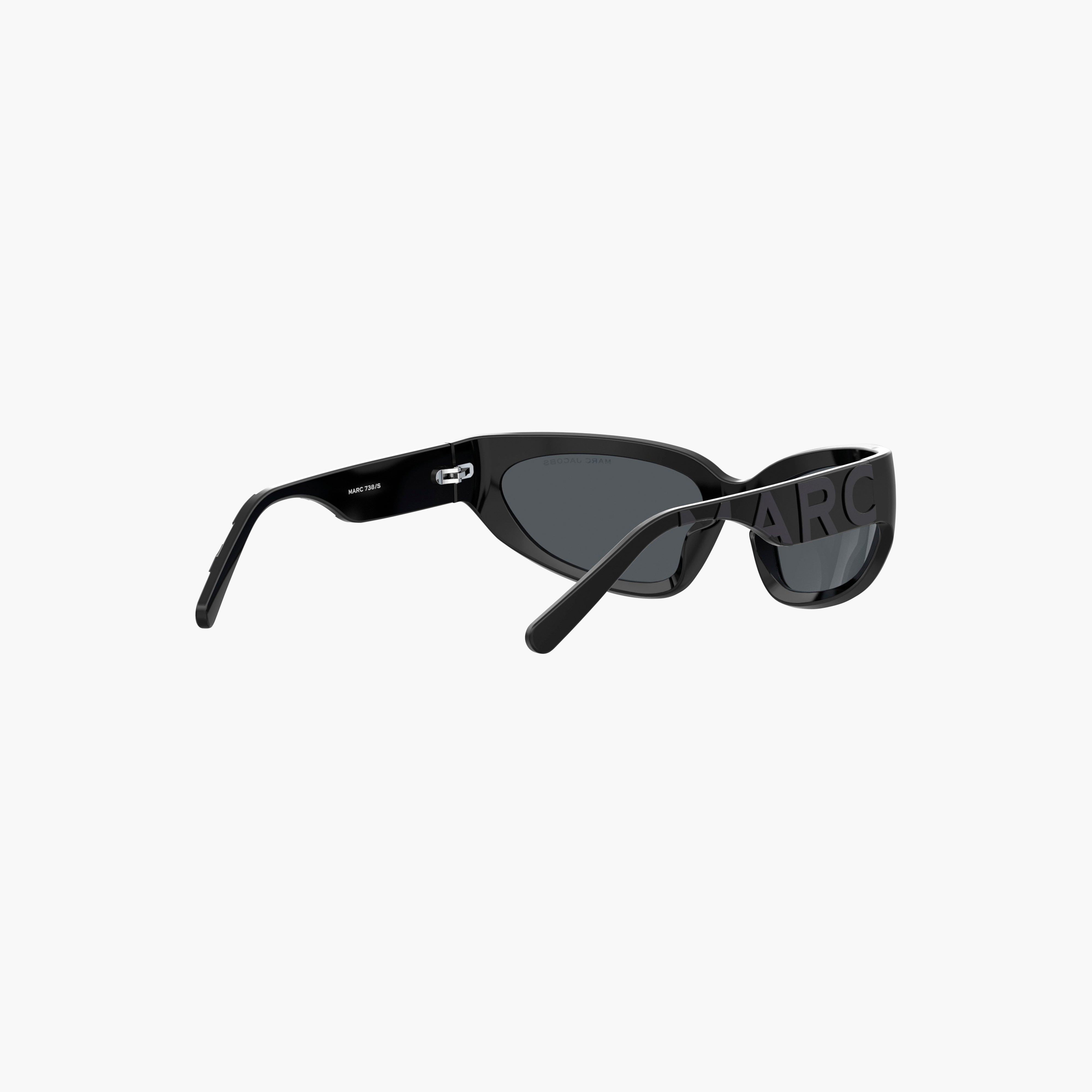 THE BOLD LOGO WRAPPED MIRRORED SUNGLASSES - 5