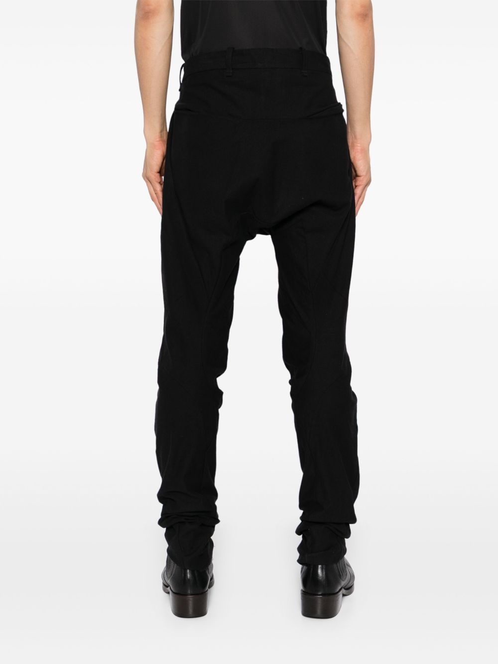 drop-crotch trousers - 4