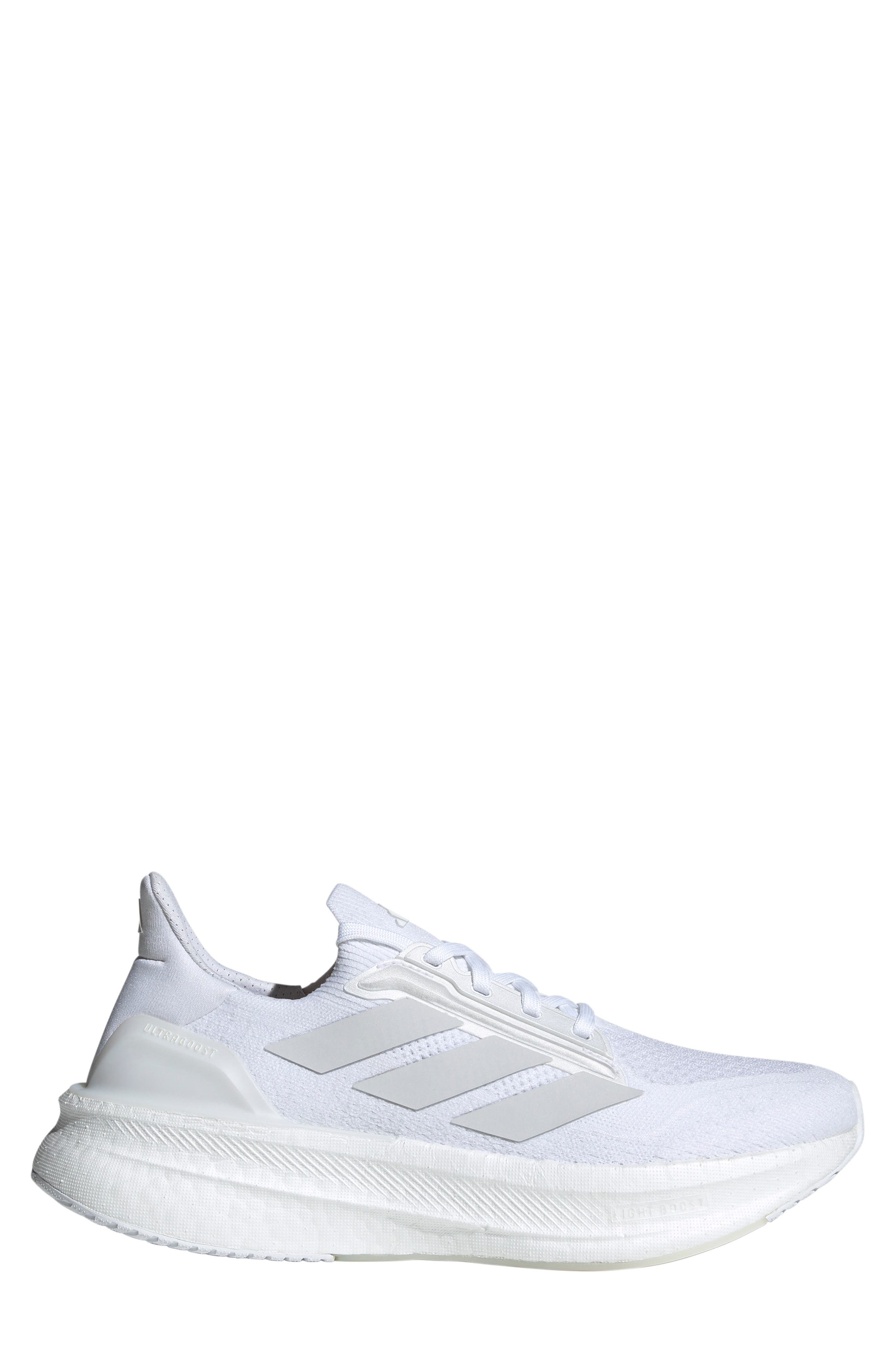 adidas Ultraboost 5x Running Shoe in White/White/Black at Nordstrom - 3