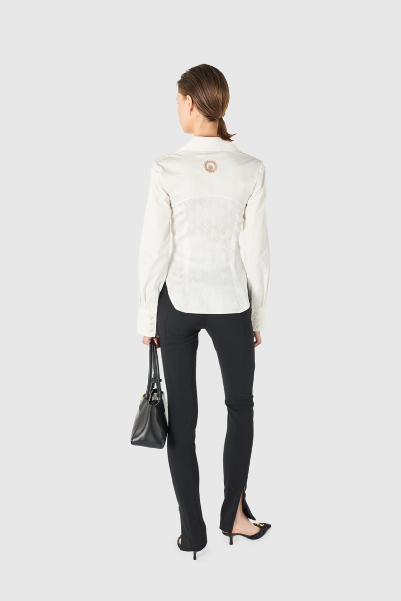 Tailored slim flim pant with sculptural seam lines 8