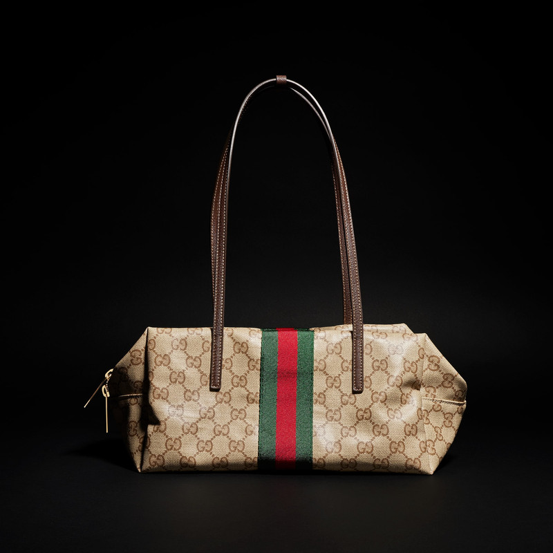 Medium boston bag with Web - 1