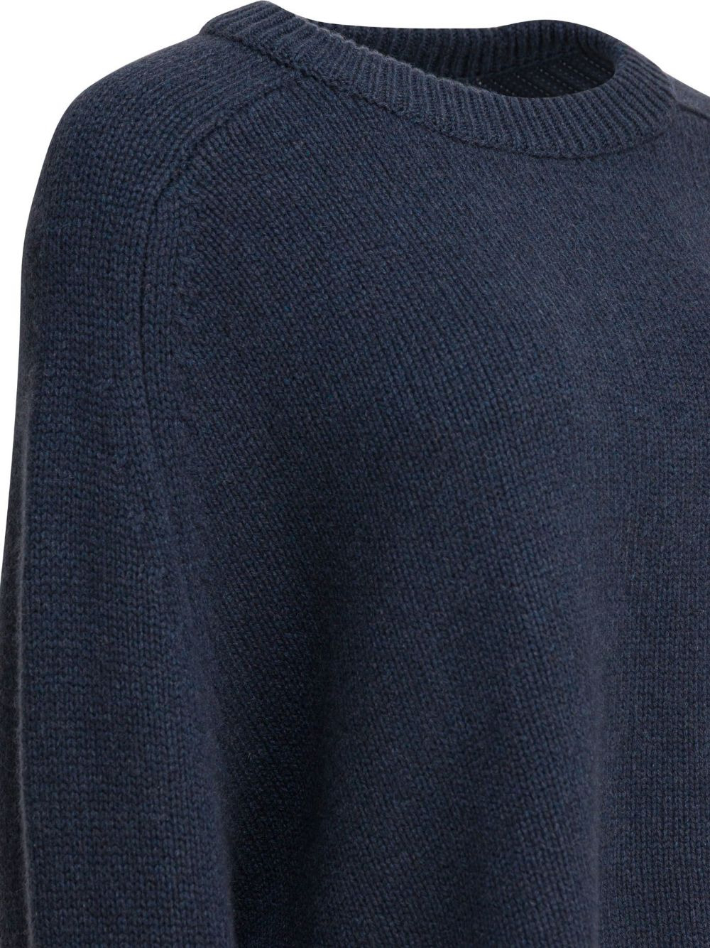 round-neck cashmere sweater - 5