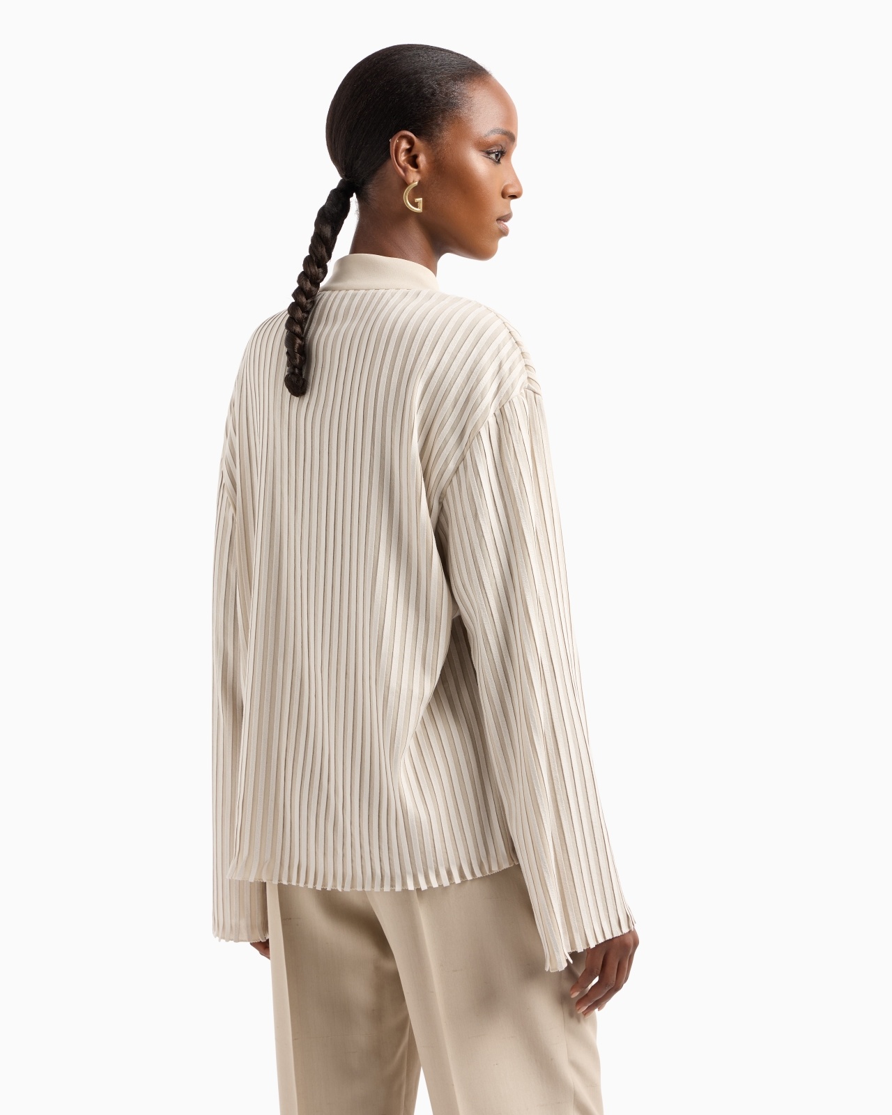 SILK JERSEY AND SUEDE JACKET - 3