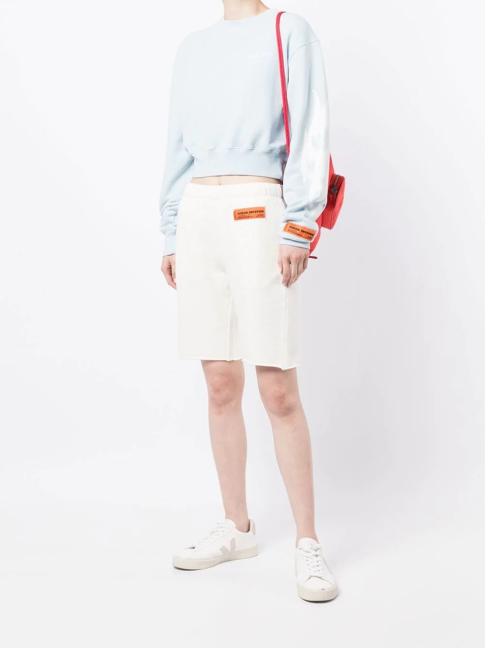 elasticated knee-length shorts - 2