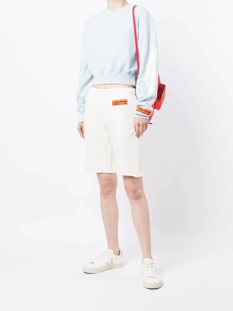Heron Preston elasticated knee-length shorts outlook