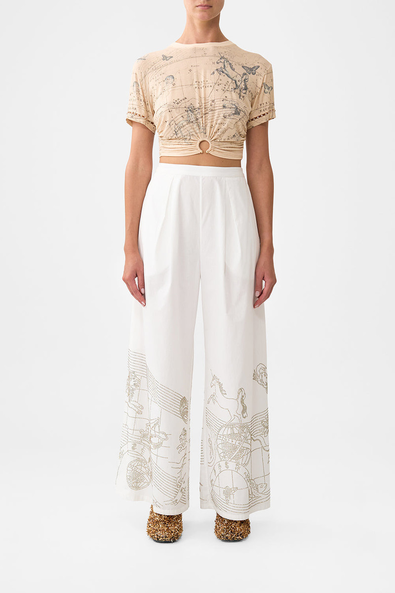 CAMILLA TUCK FRONT PANT outlook