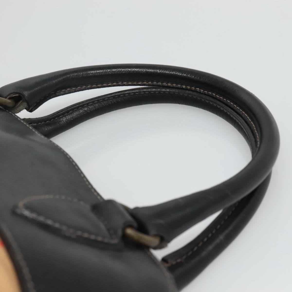 Burberry Nova Check Hand Bag Canvas Beige - 8