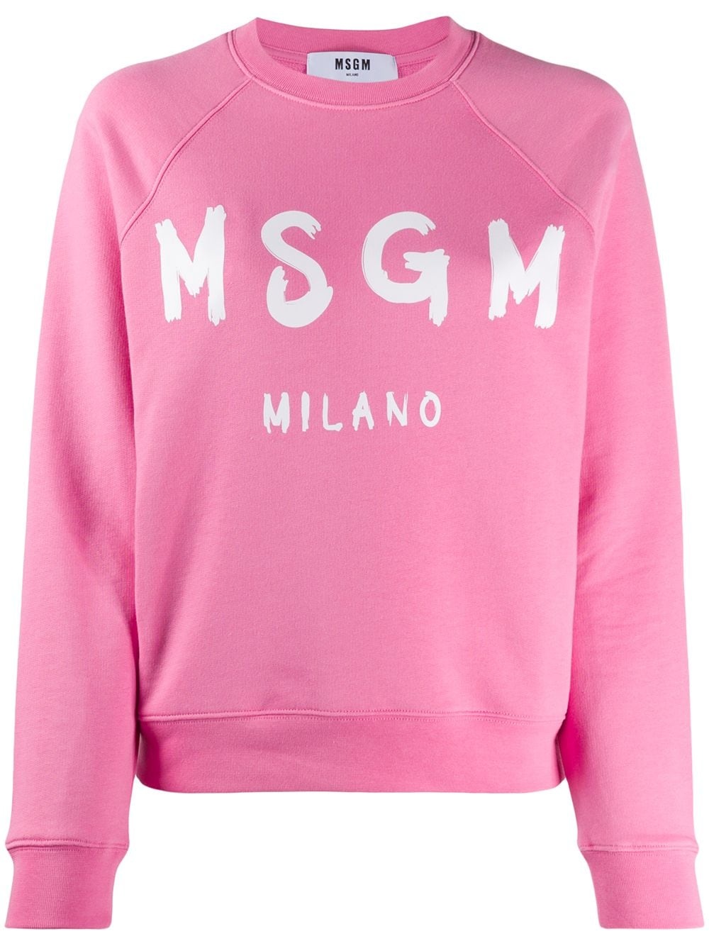 logo print sweatshirt - 1