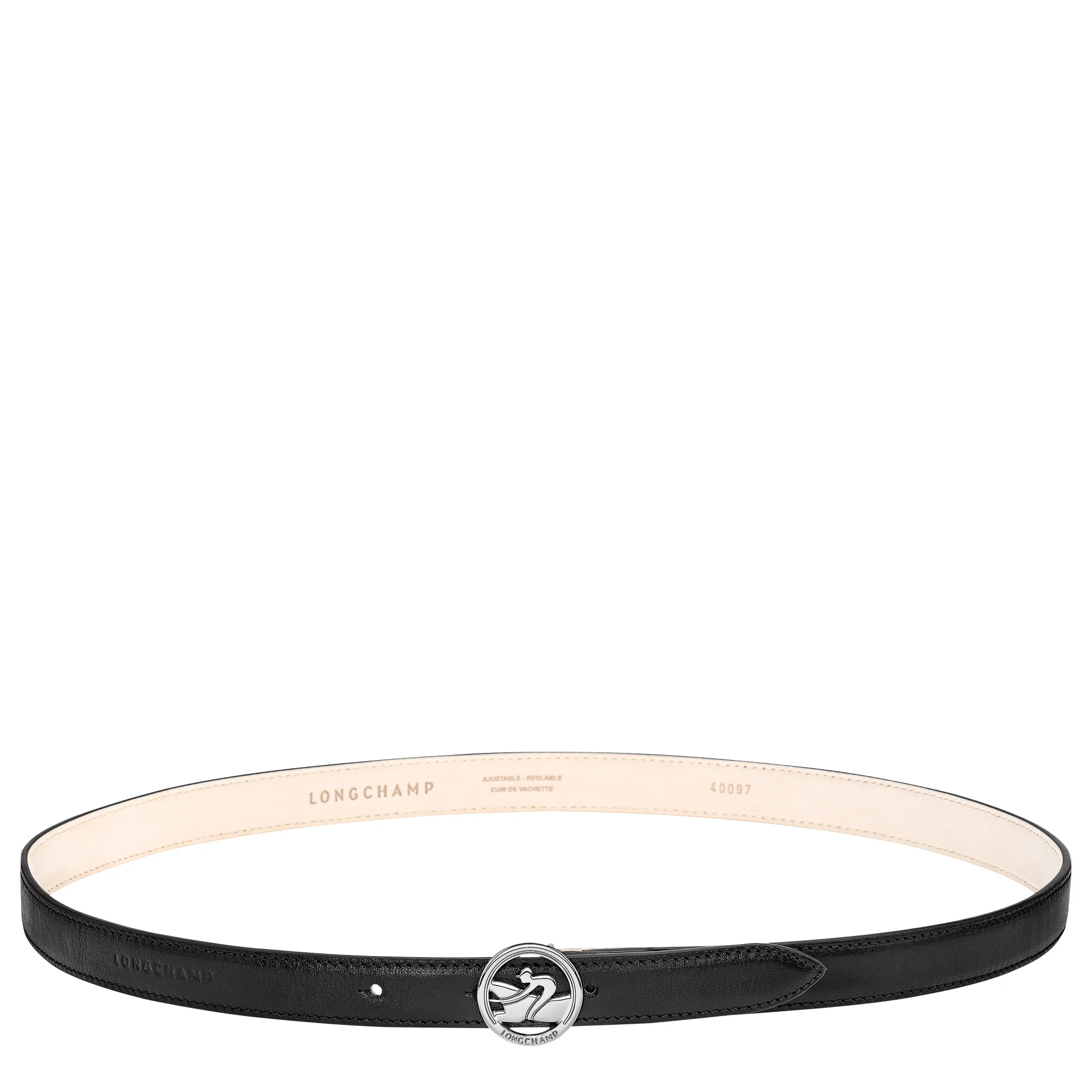 Ladies' belt Black - Leather - 1