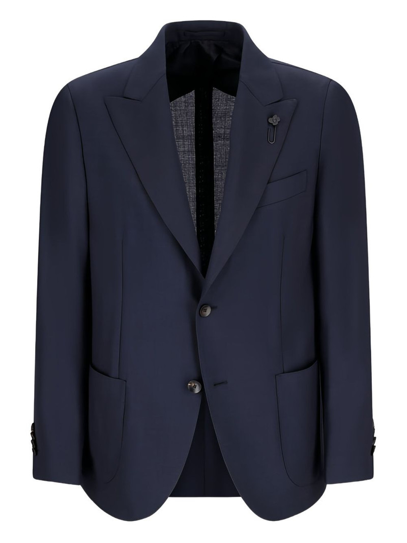 single-breasted patch-pocket jacket 1