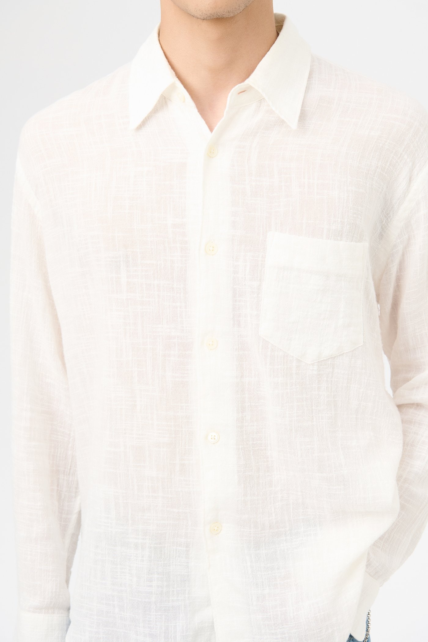 Coco Shirt Off White Air Cotton - 4