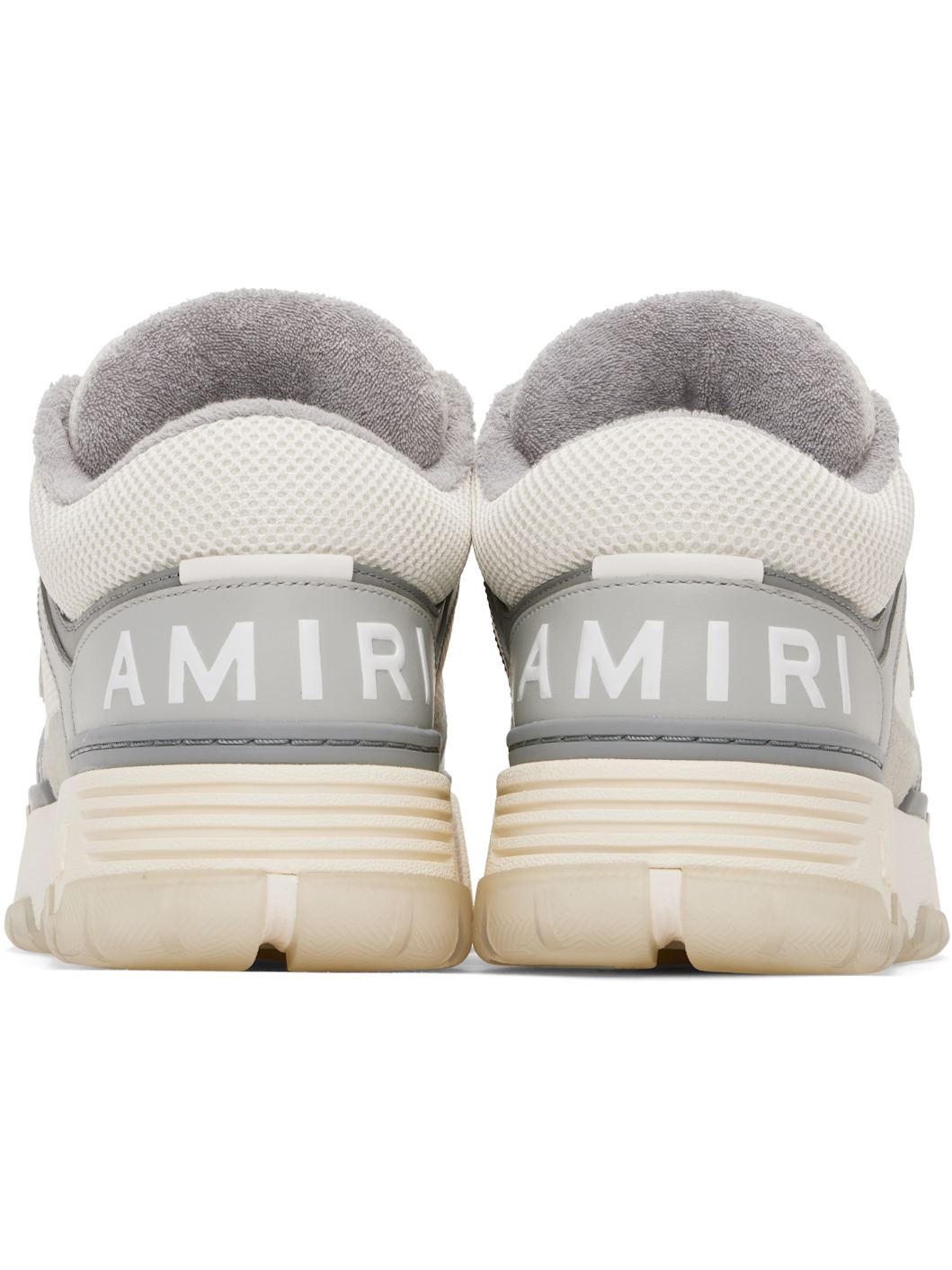 White & Gray MA-1 Sneakers - 2
