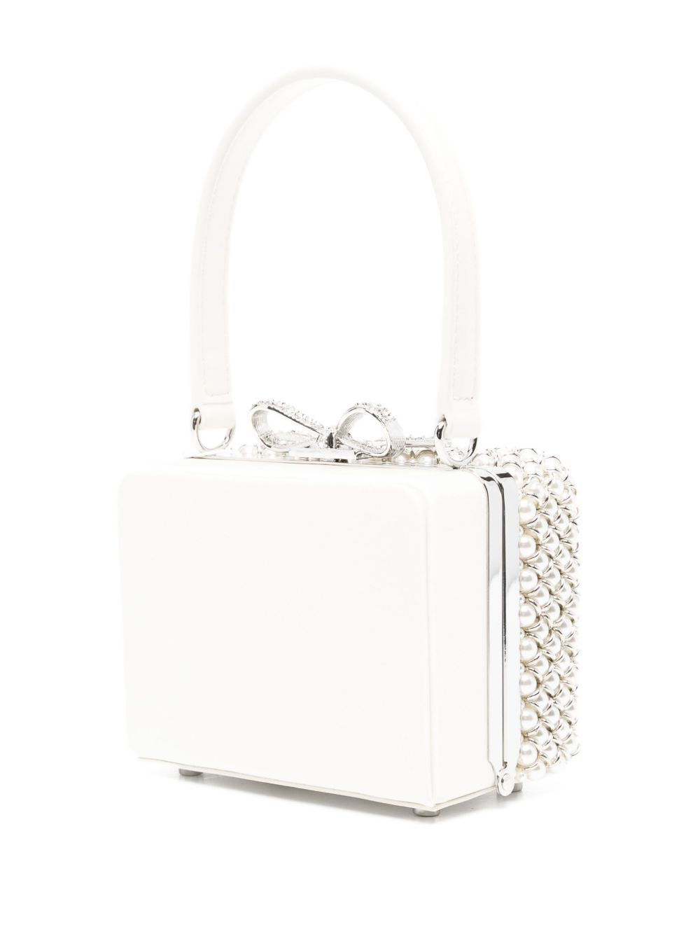 mini pearl-embellishment tote bag - 3