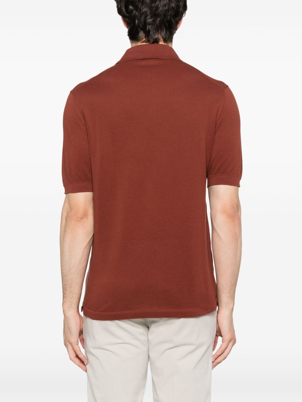 cotton polo shirt - 3