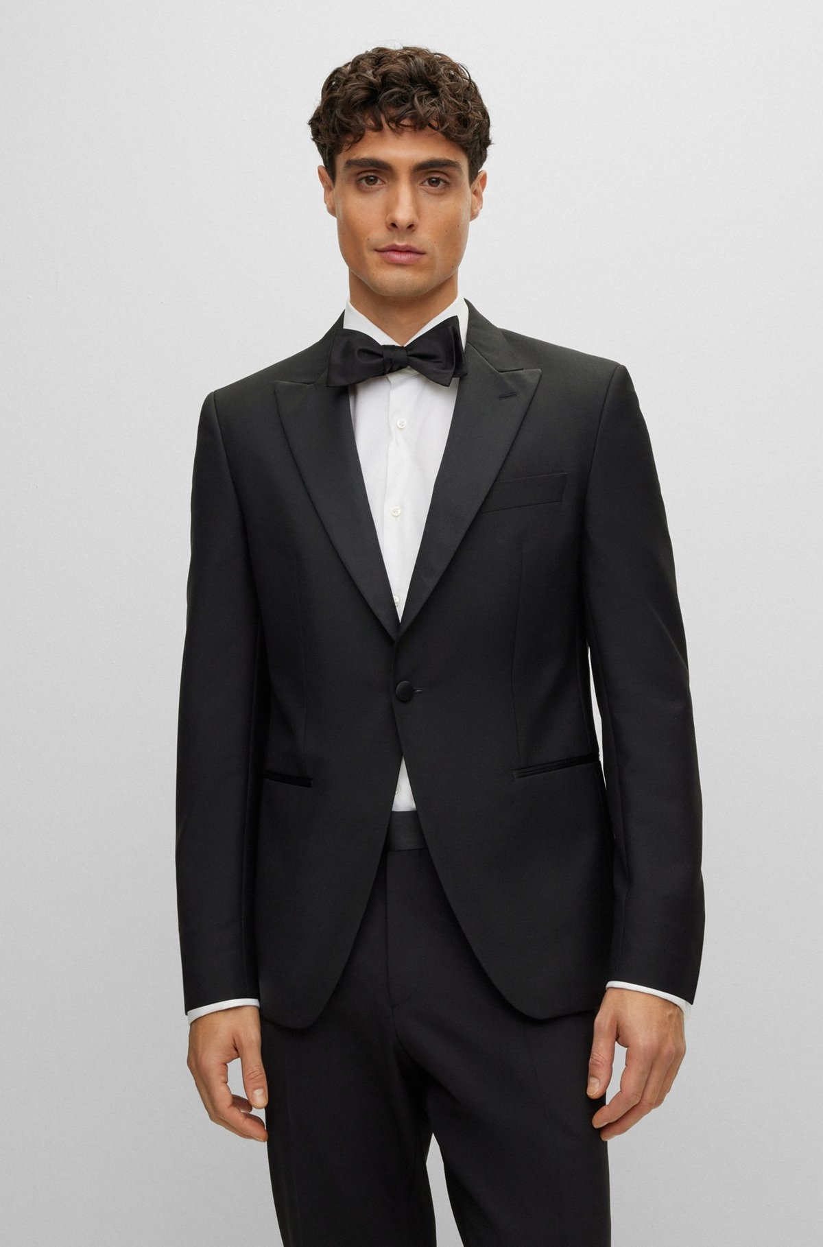 ITALIAN-MADE BOW TIE IN SILK JACQUARD - 2
