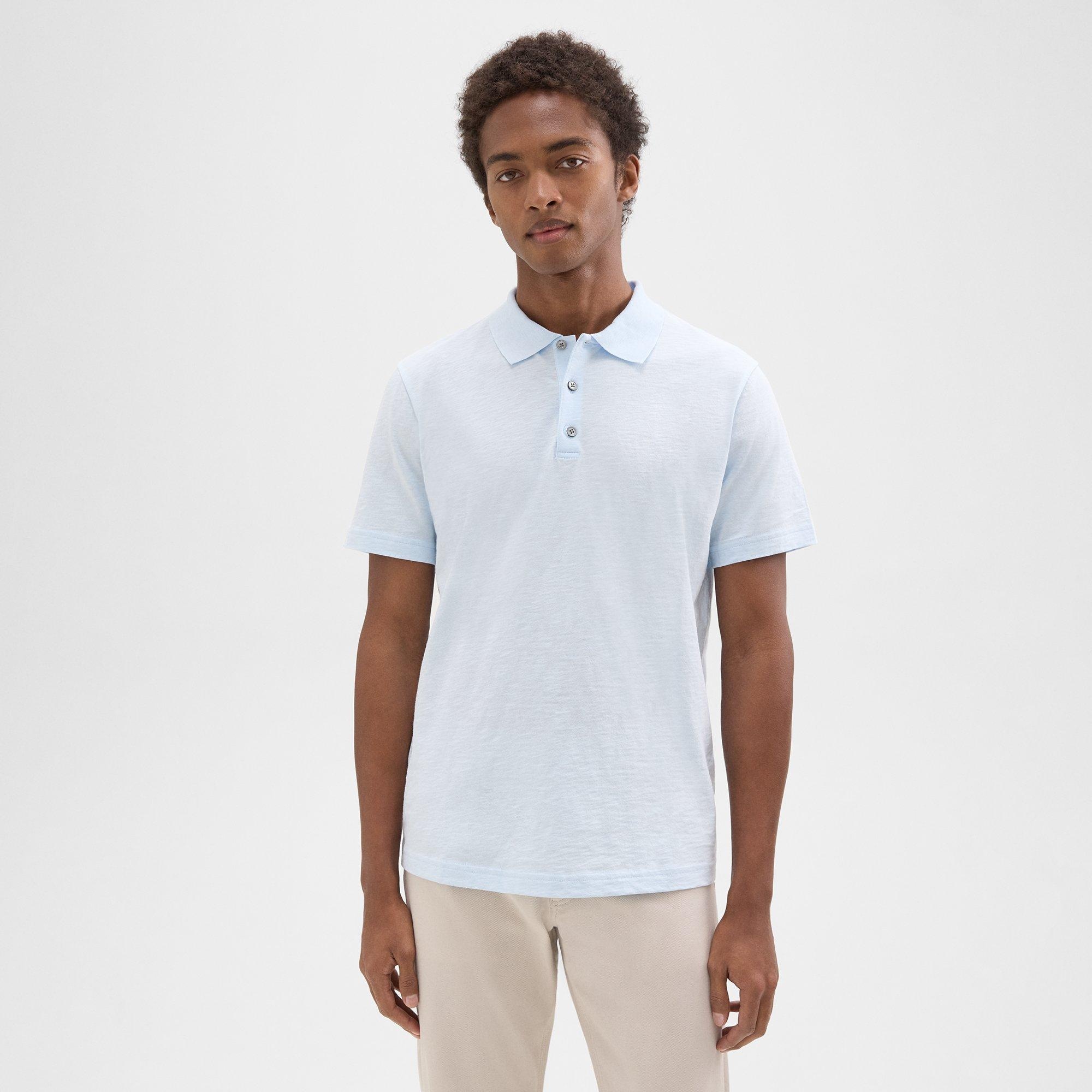 Bron Polo Shirt in Cosmos Slub Cotton - 2