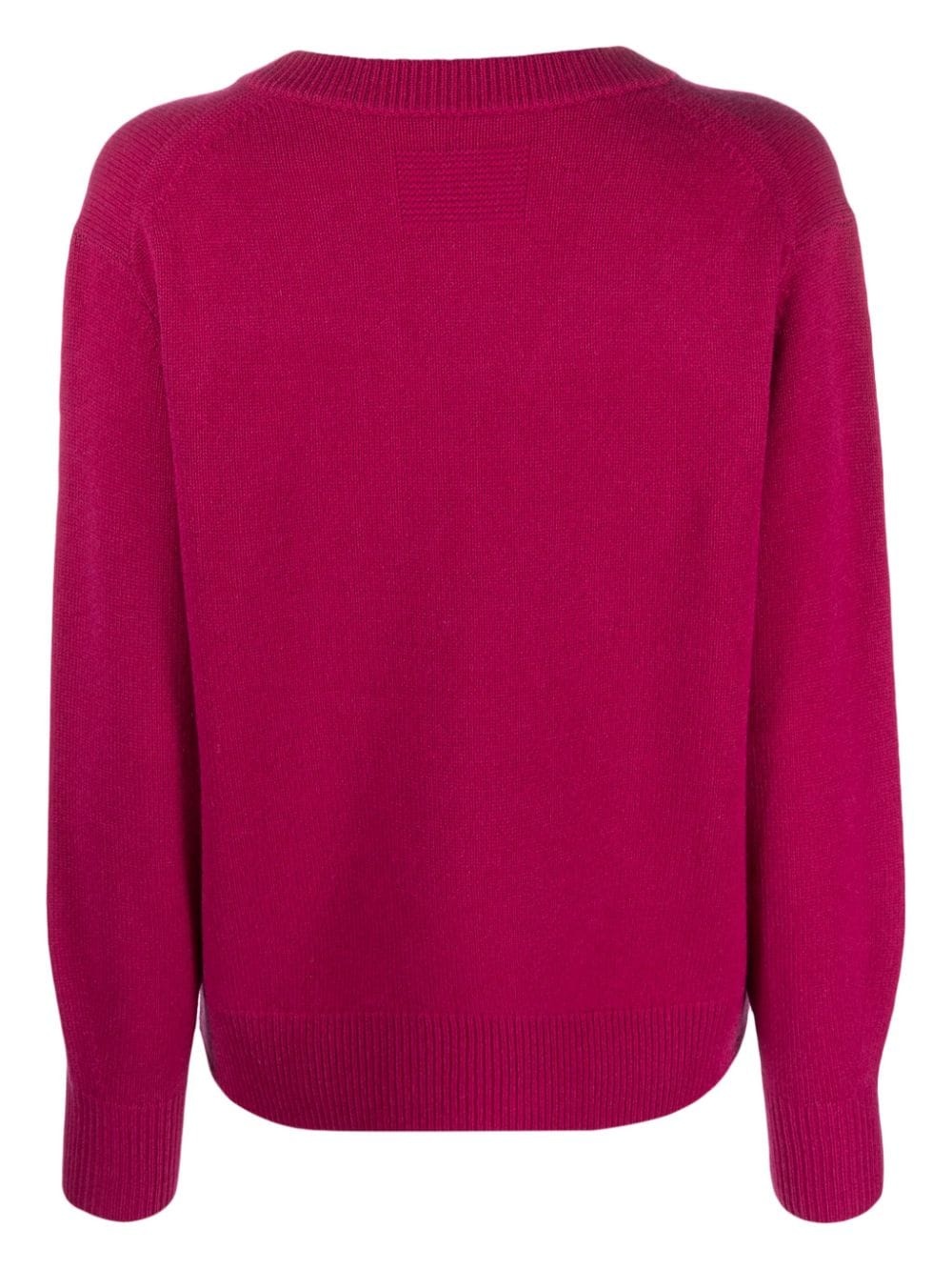 V-neck cashmere jumper - 2