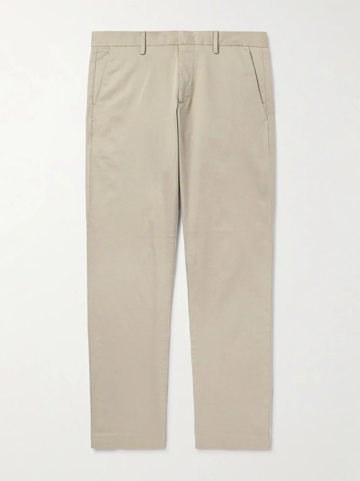 Theo 1420 Tapered Organic Cotton-Blend Twill Chinos - 1