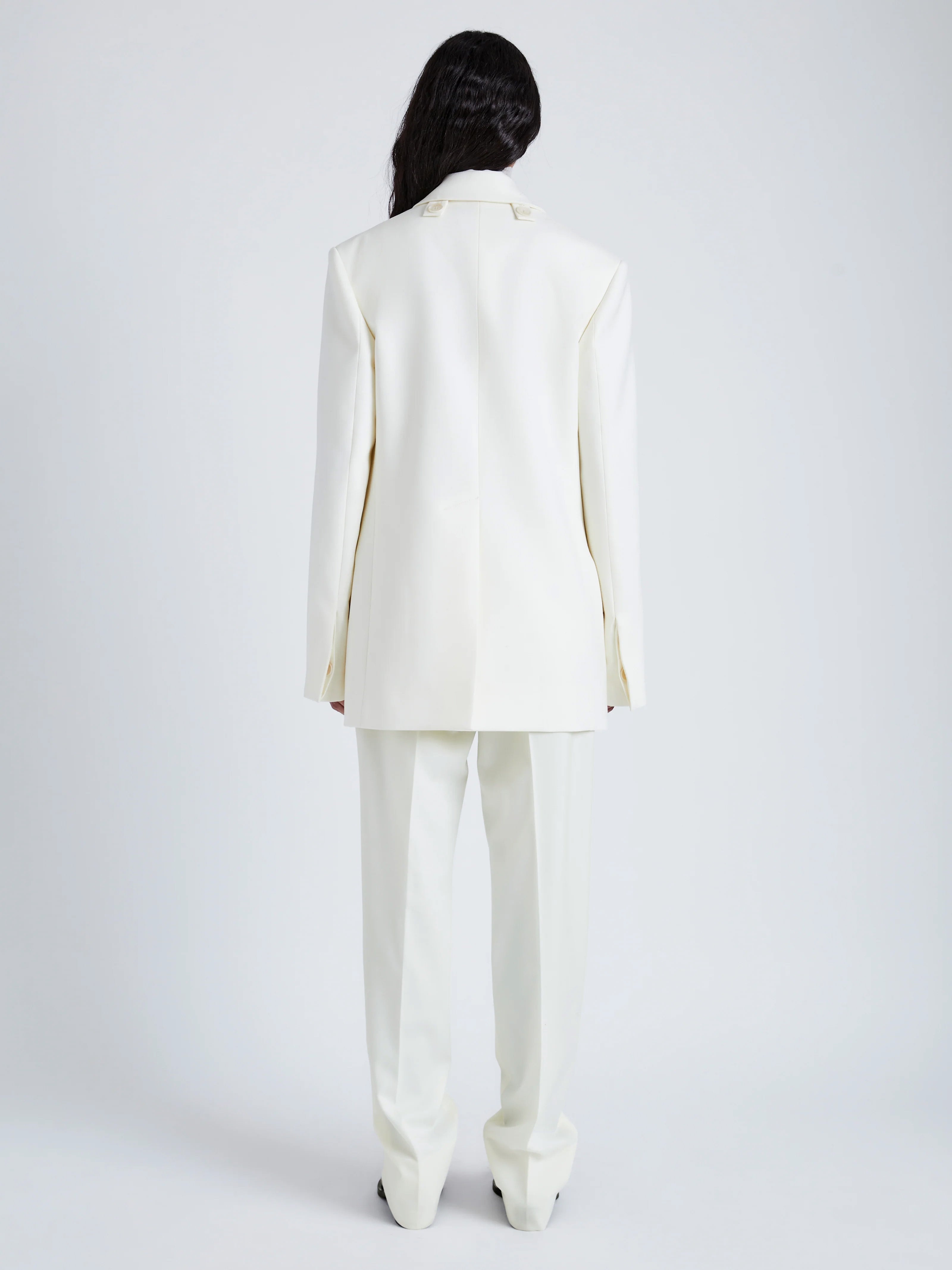 Archer Jacket in Wool Twill Suiting - 6