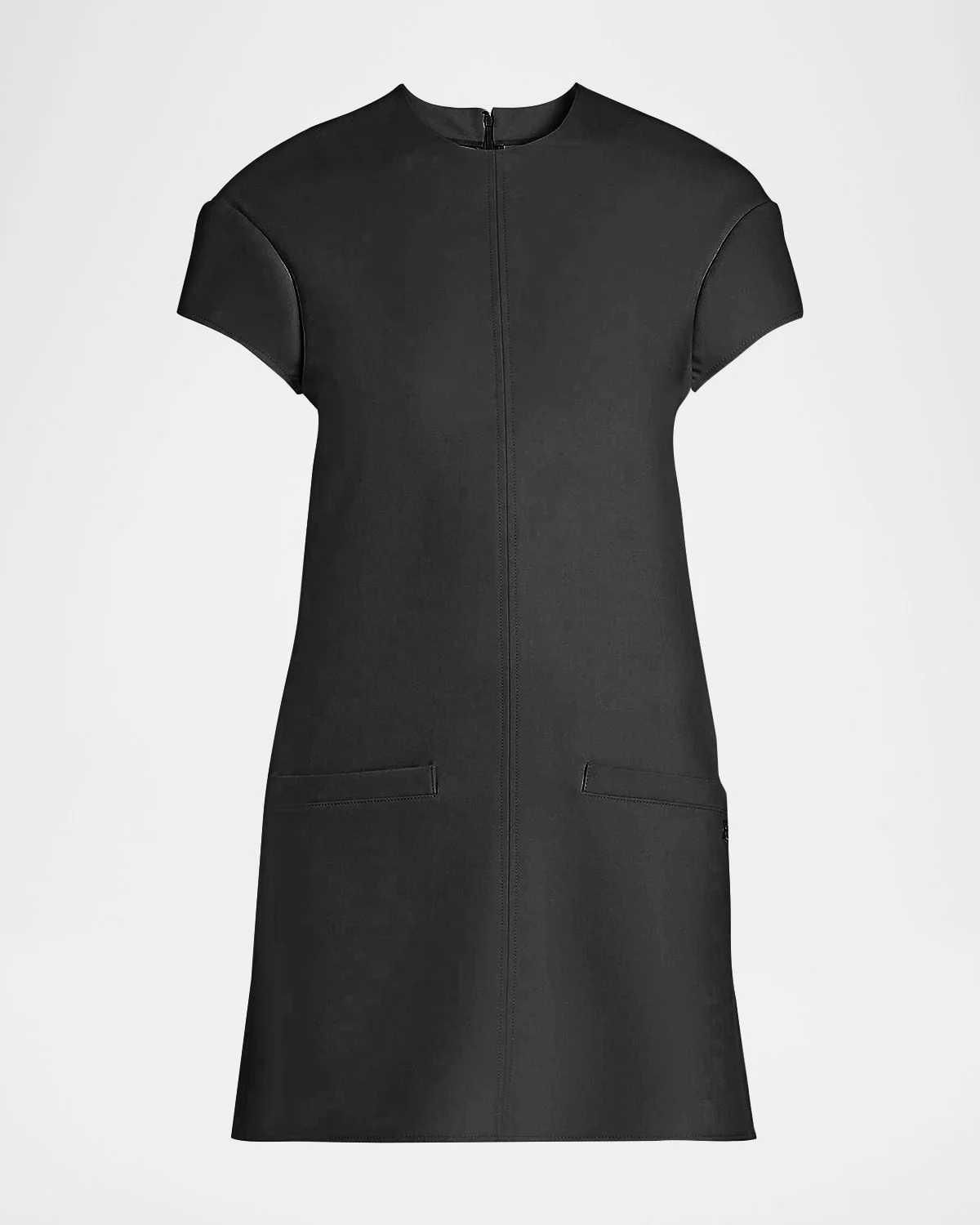 Heritage Wool-Blend Cap-Sleeve Mini Dress - 1