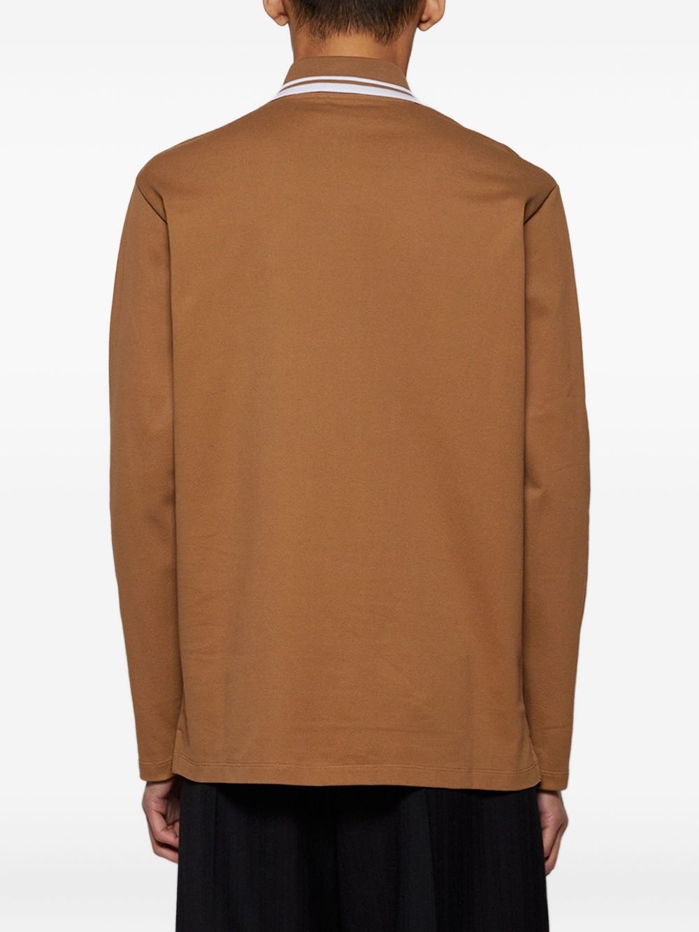 long-sleeve piquet shirt - 5