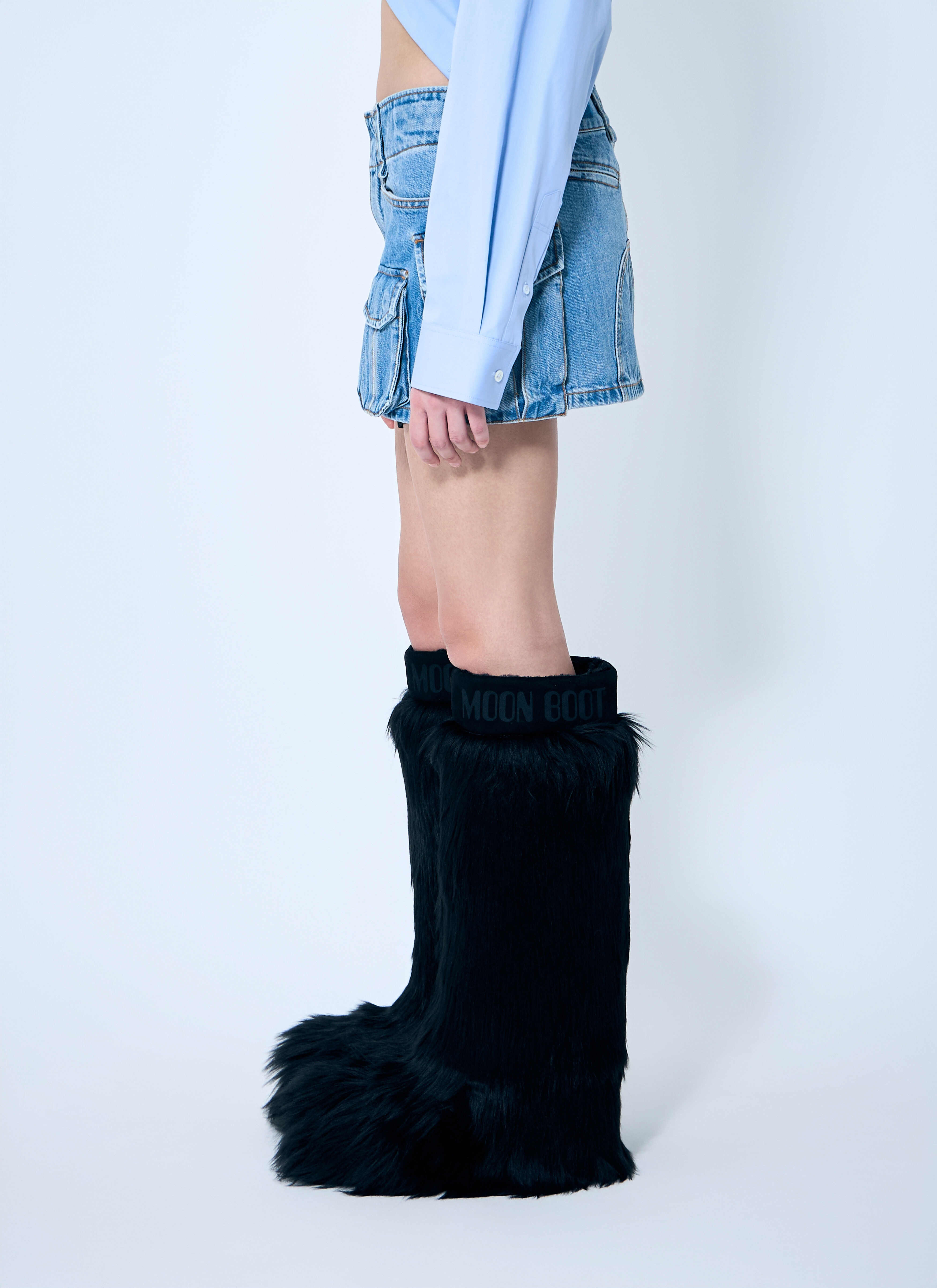Cargo Denim Mini Skirt - 3