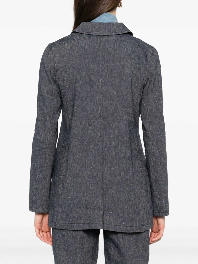 MKDT STUDIO Mark Kenly Domino Tan Robin Button-fastening Blazer outlook