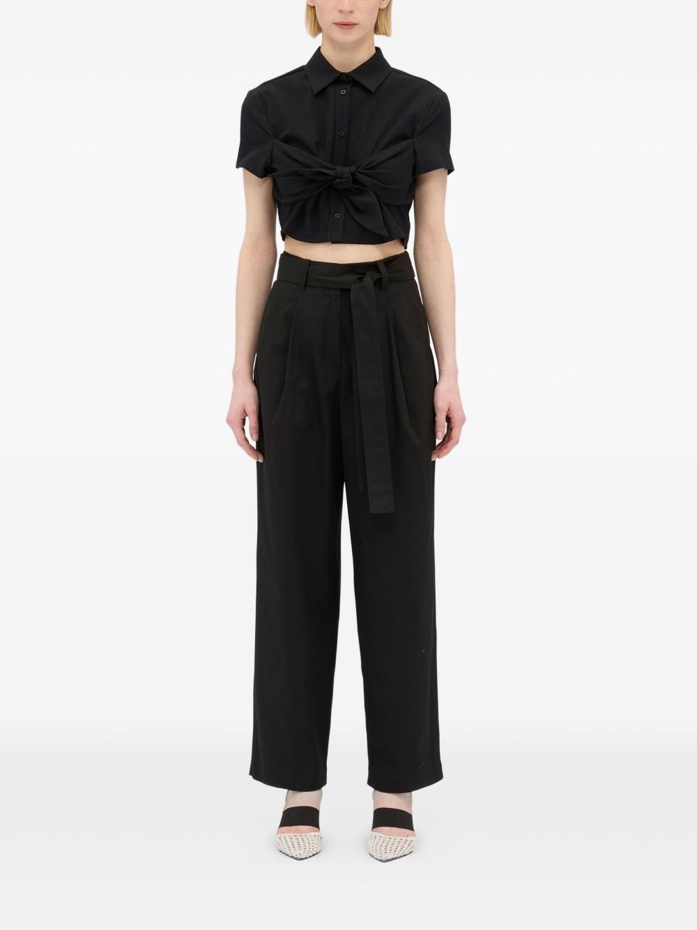 belted trousers - 3