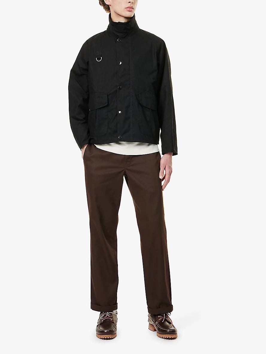 Barbour Noah Wading Casual Jacket Black - 7444354859074 | REVERSIBLE