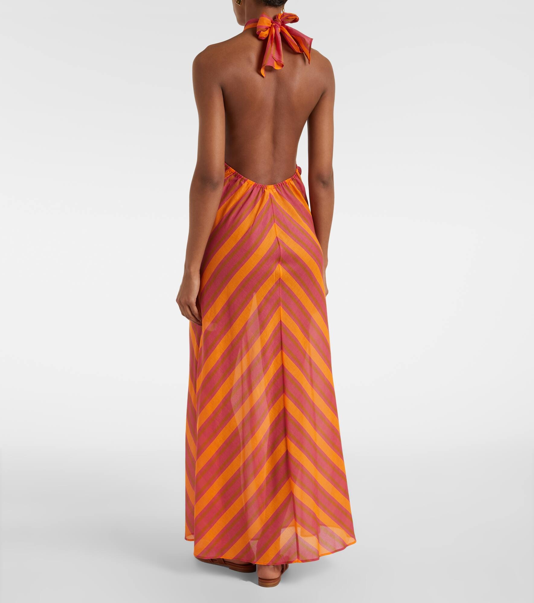 Neree printed cotton voile maxi dress - 3