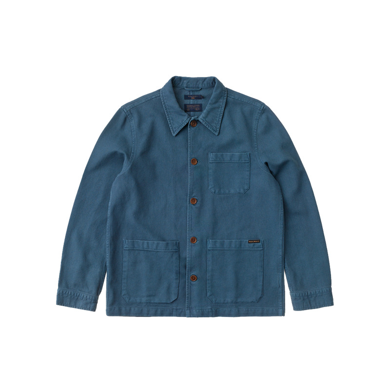 Barney Worker Jacket Indigo Blue - 2