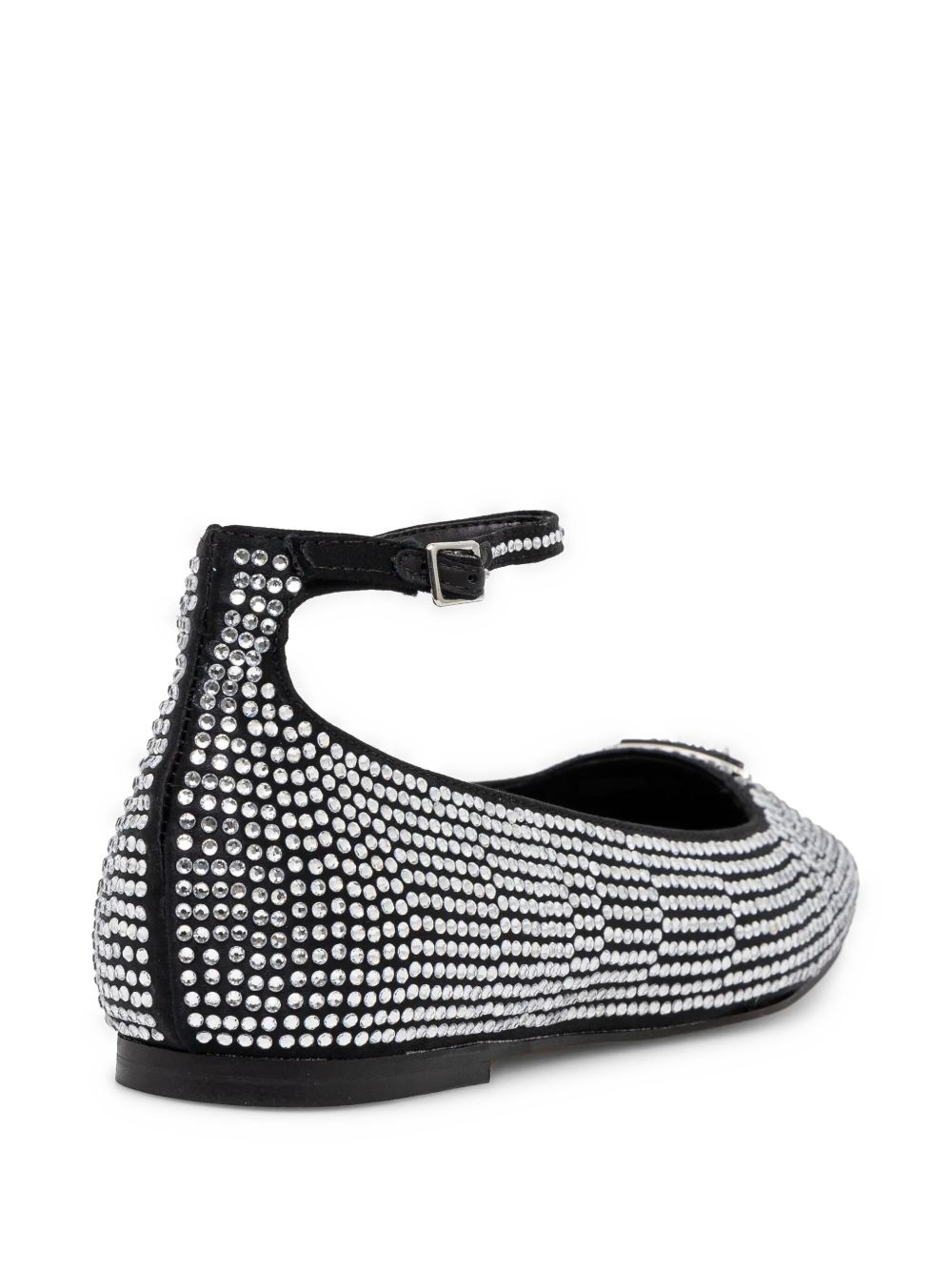 rhinestone-embellished ballerinas - 3