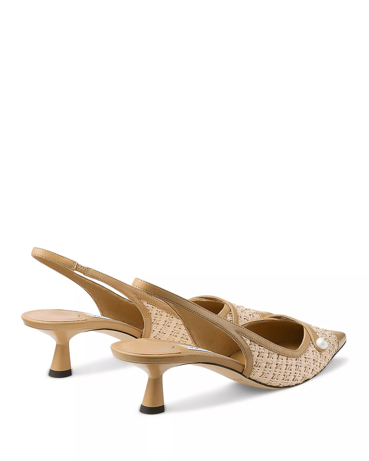 Women's Amita 45 Raffia Slingback Pumps - 4