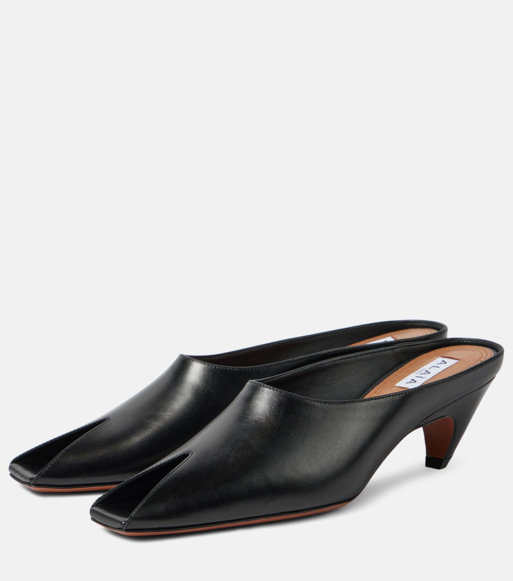 55 leather mules - 5