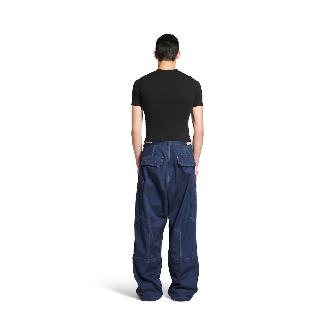 Men's Utility Work Pants in Navy - 4