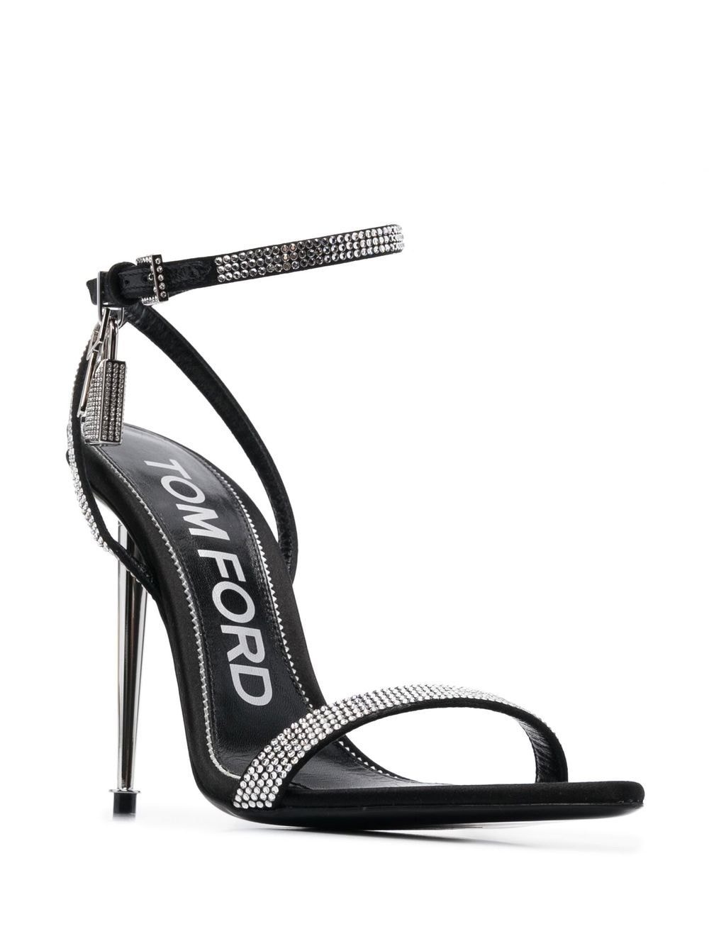 crystal-embellished 120mm sandals - 2