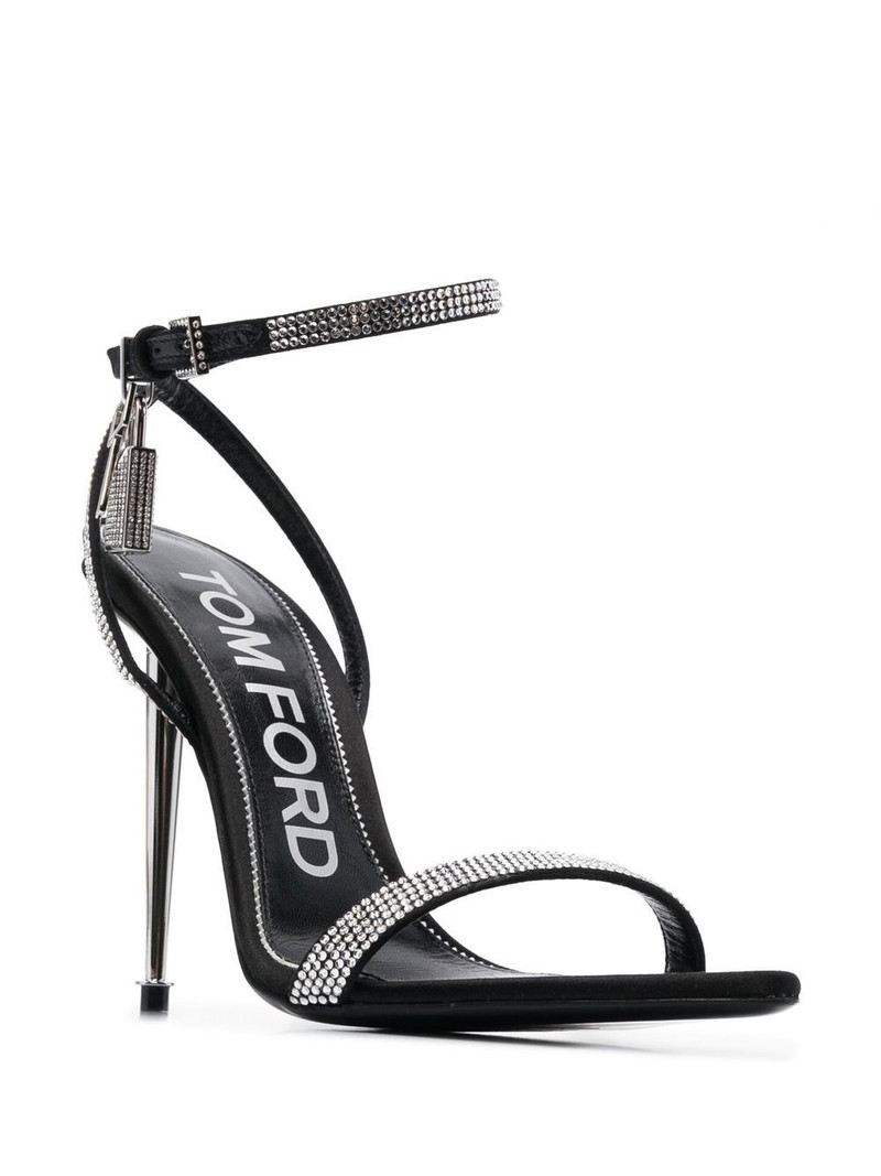 TOM FORD crystal-embellished 120mm sandals outlook