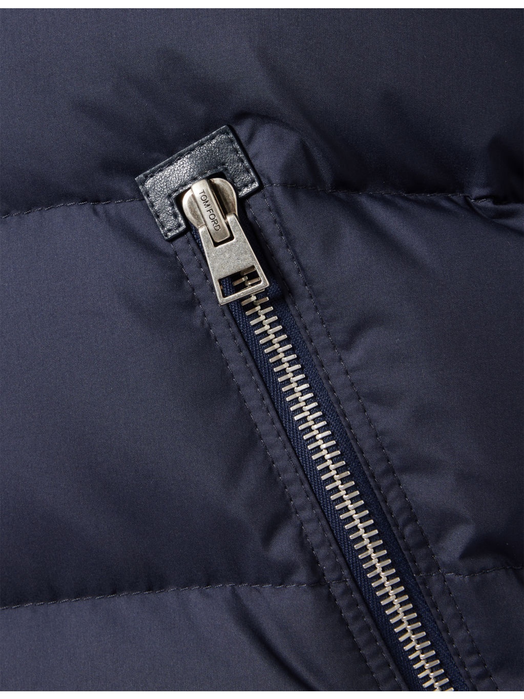 Zipped Knit-Sleeve Shell-Down Jacket - 7
