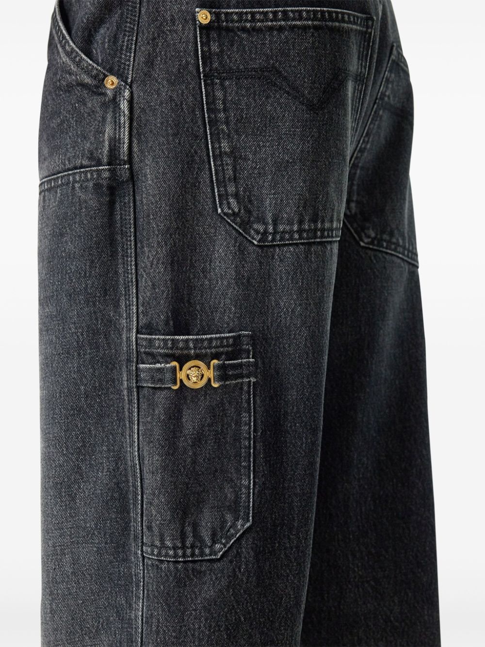 logo-patch jeans - 5