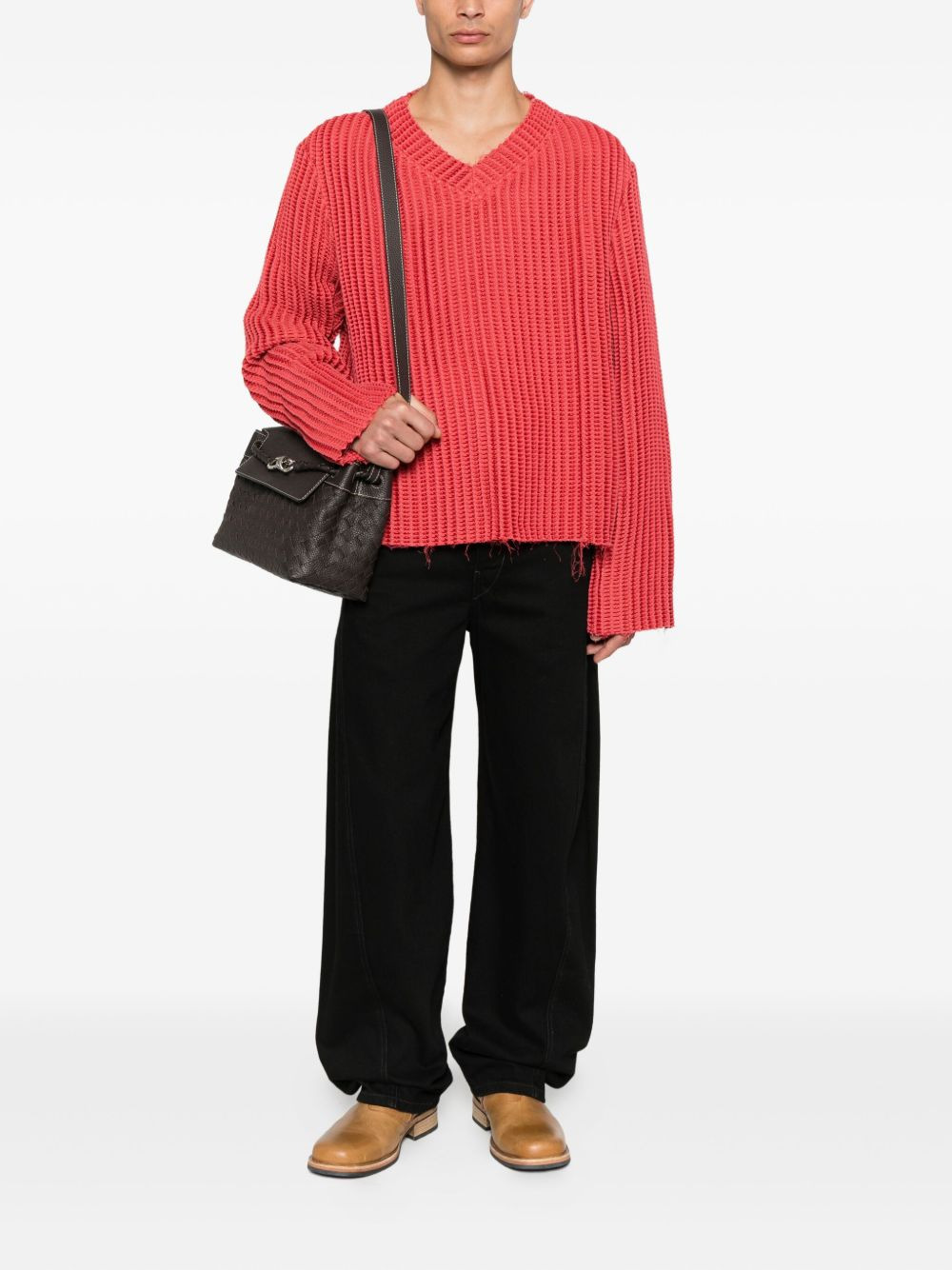 Agustin waffle-knit sweater - 2