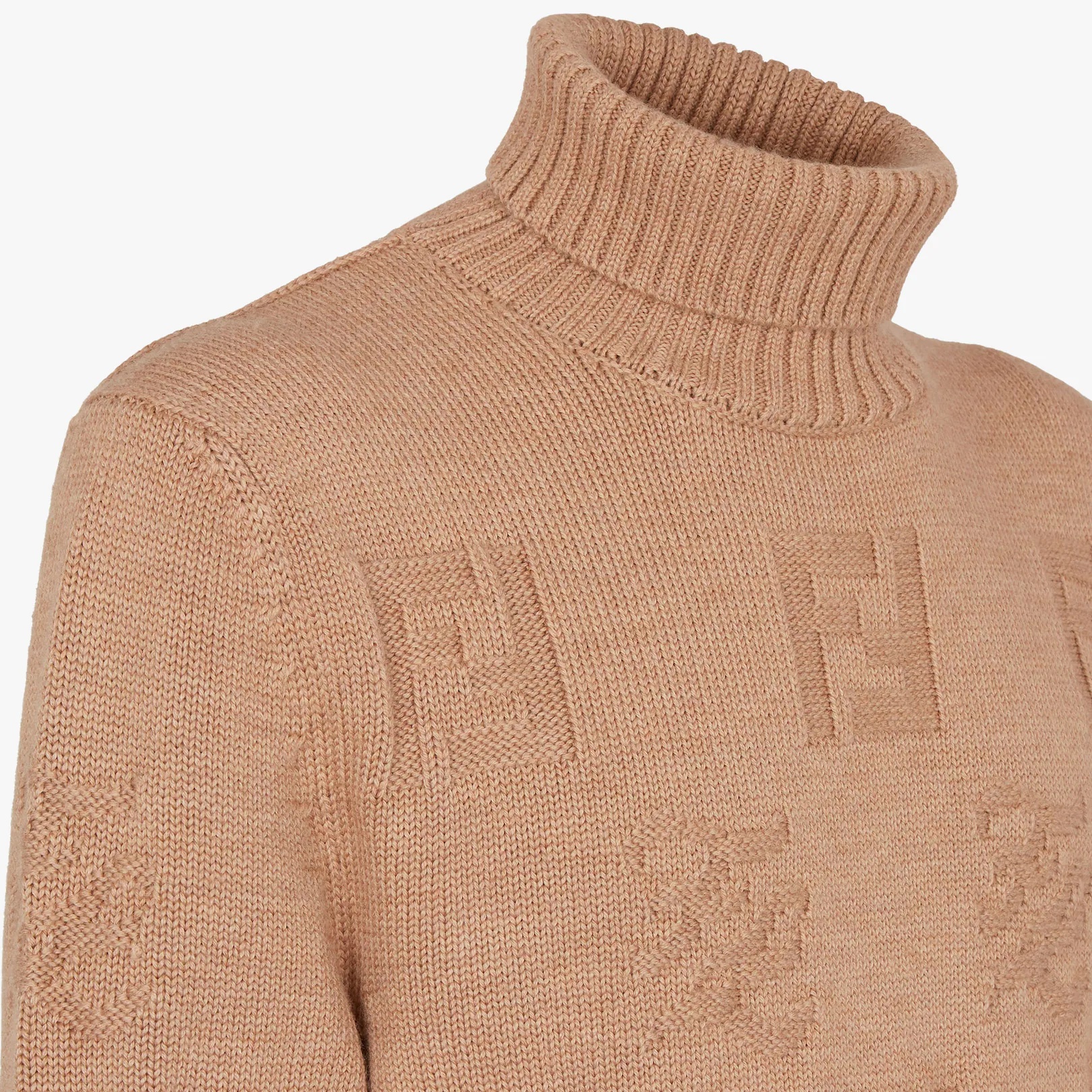 Brown wool sweater - 3