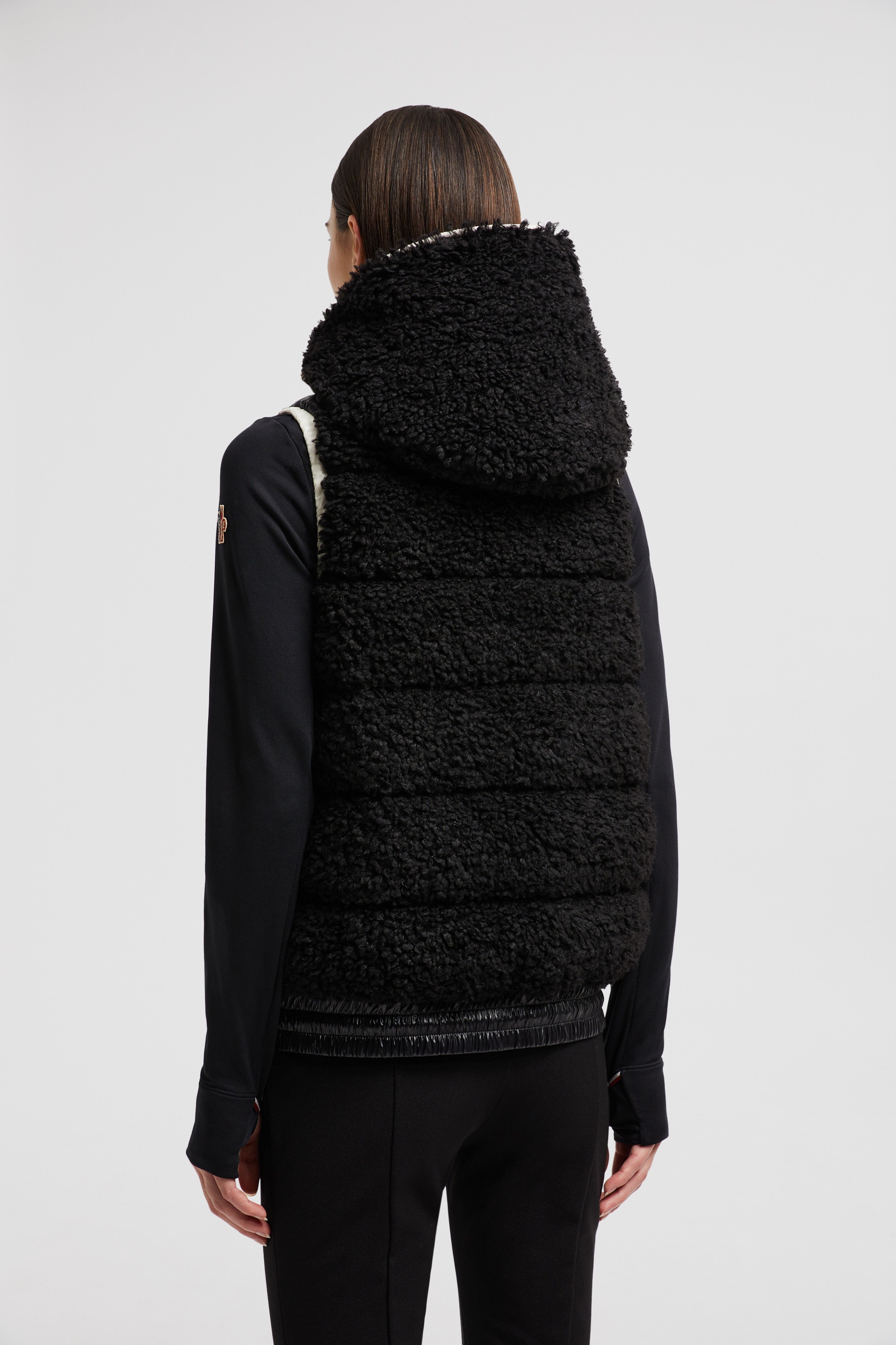 Padded Teddy Zip-Up Vest - 5
